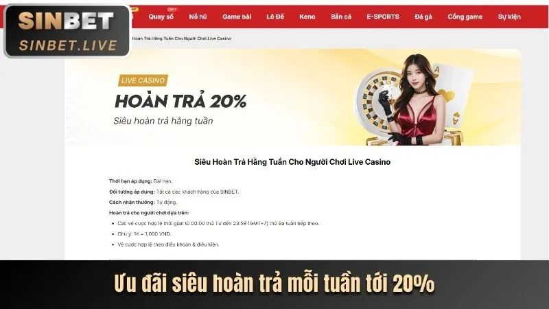 Hình ảnh khuyến mãi thể thao độc quyền tại 188v6